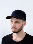 Бейсболка STETSON арт. 7721107 BASEBALL CAP DENIM (темно-синий)